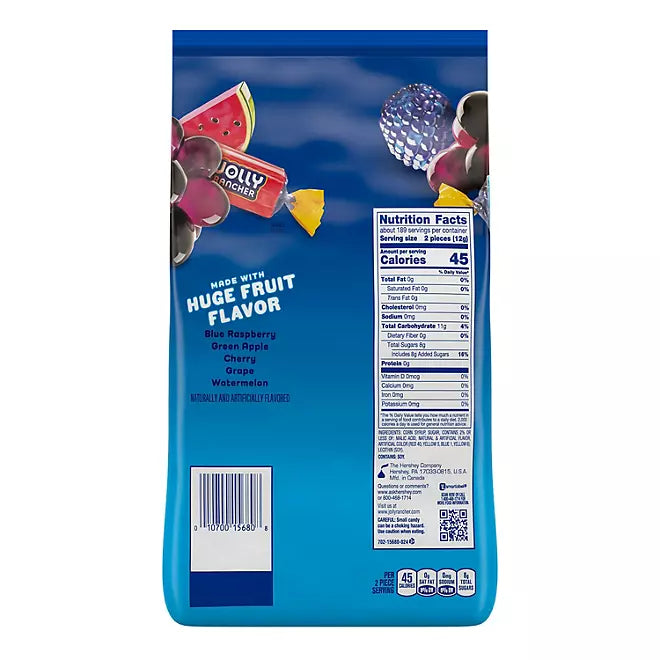 JOLLY RANCHER Assorted Fruit Flavored Hard Candy, 5 lb.