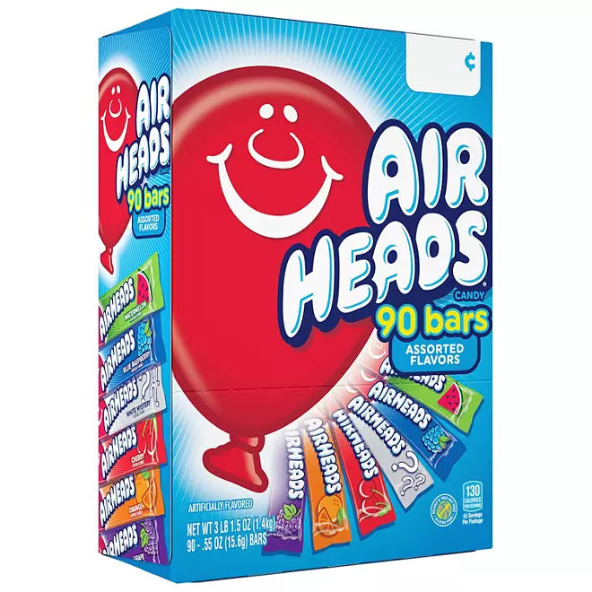 AirHeads, 0.55 oz, Variety Pack, 90-count
