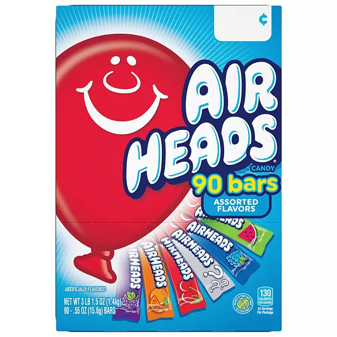 AirHeads, 0.55 oz, Variety Pack, 90-count