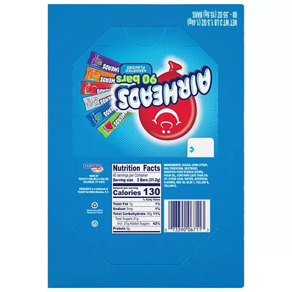 AirHeads, 0.55 oz, Variety Pack, 90-count